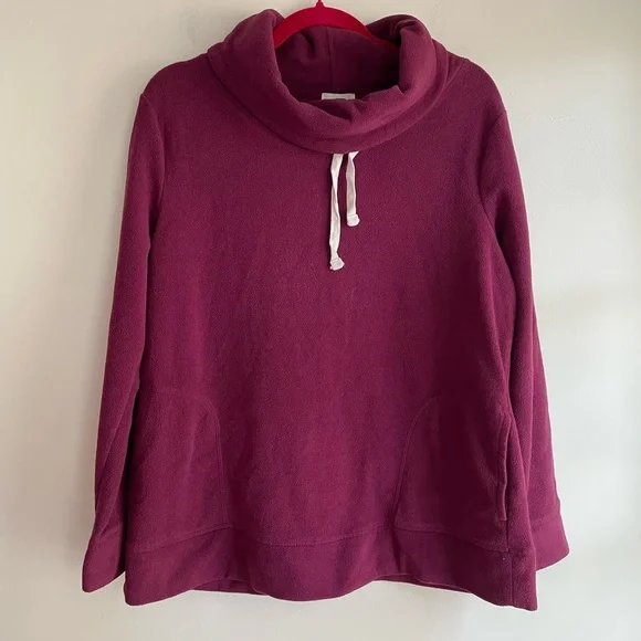 Old Navy Cowl Neck Fleece Sweatshirt - Picture 1 of 5